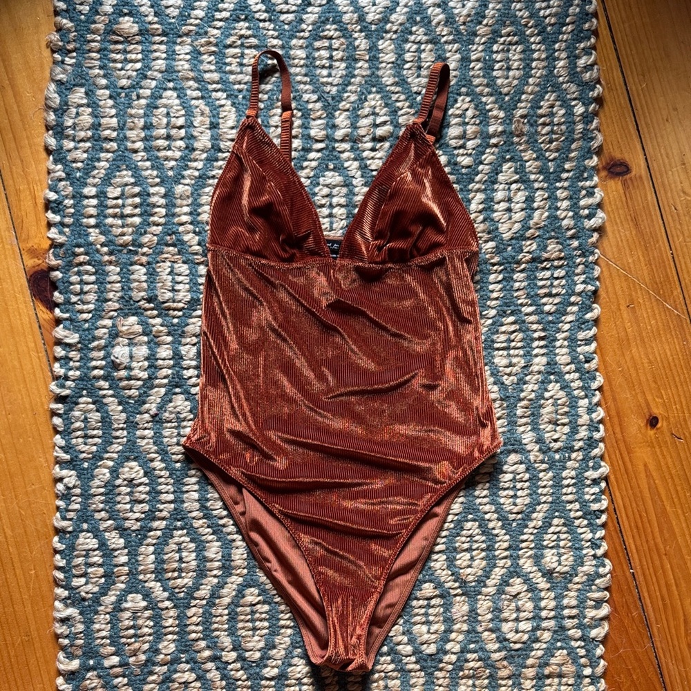 Shimmering Rust Bodysuit